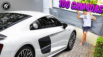 1000 CAMADAS DE FITA SEGURA UM AUDI R8? thumbnail