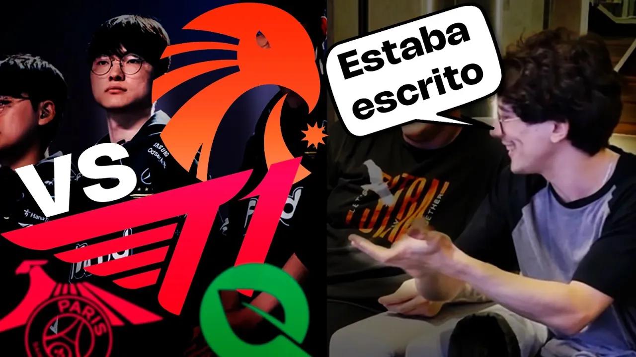 ESTRAL VS T1 - REACCIÓN SORTEO DEL #MSI2024 - #LLA thumbnail