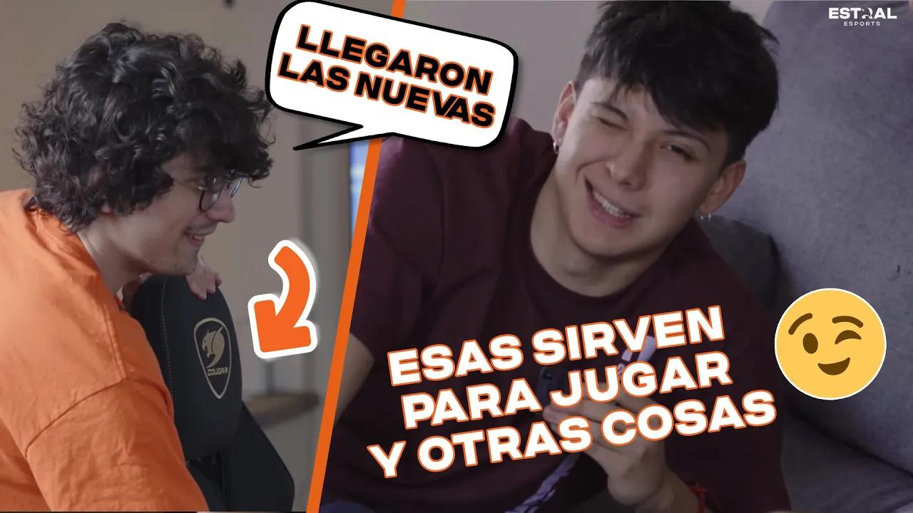 PRO PLAYERS DE LOL HACEN PUBLICIDAD (SALE BIEN) - ESTRAL ESPORTS BY COUGAR thumbnail