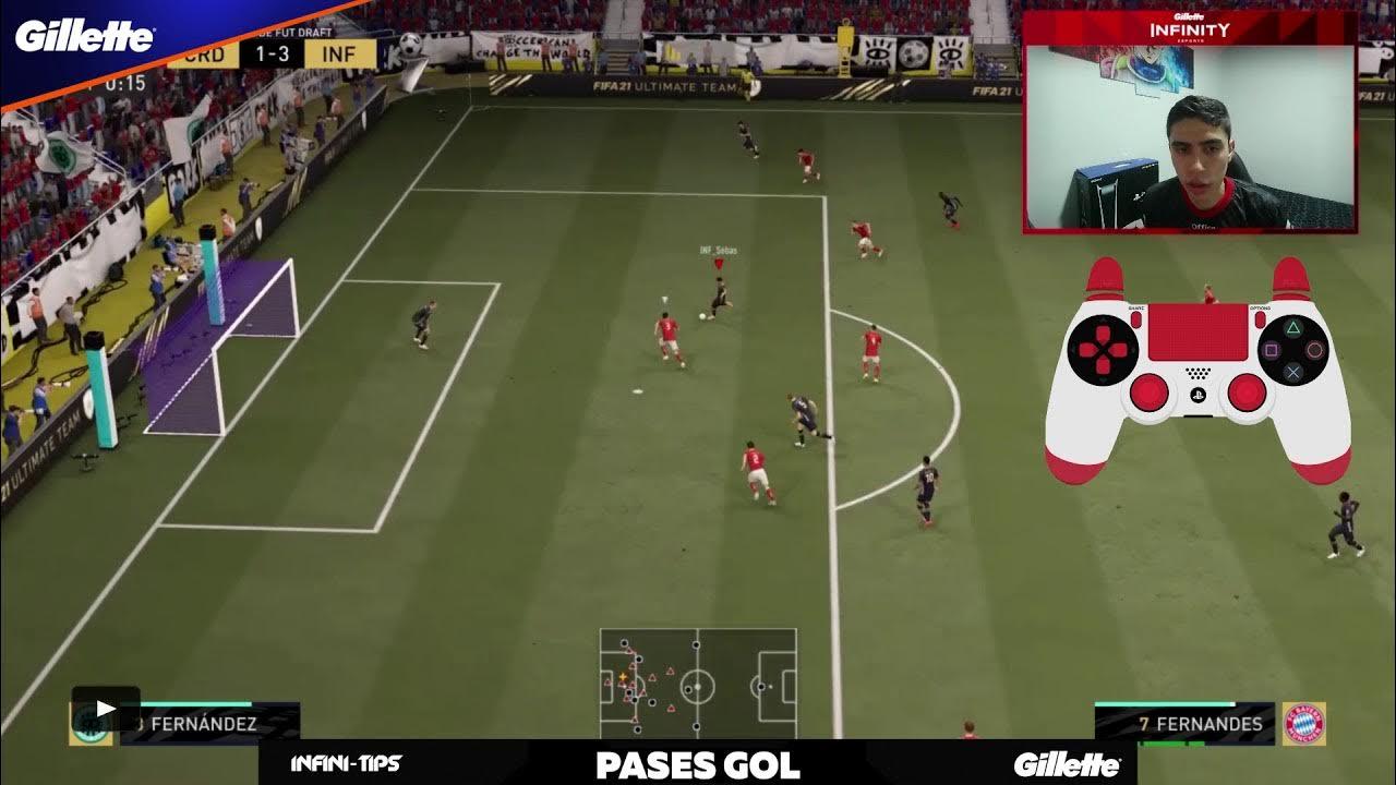 FIFA 2021 COMO HACER PASES A GOL | #InfiniTips by Gillette Latino thumbnail