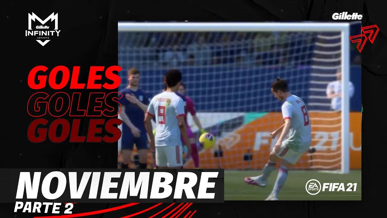 Golazos de noviembre en FIFA 21 - #GolesAfiladosMach3 (parte 2) thumbnail