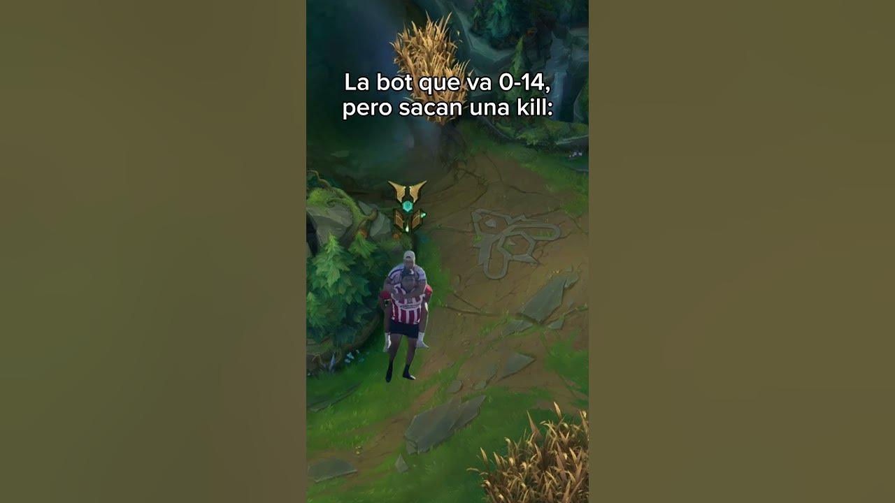 Cuando la bot no para de luchar #leagueoflegends thumbnail