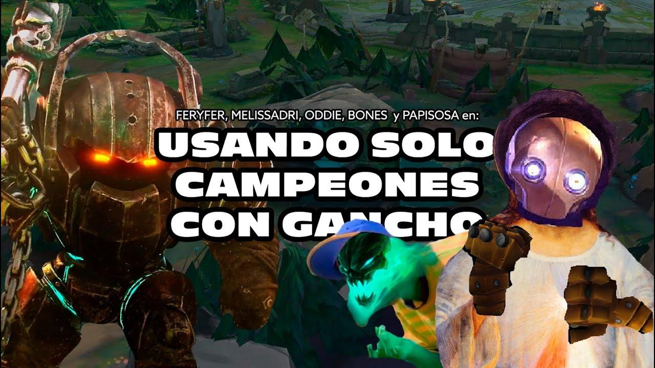 FLEX con CAMPEONES que tengan GANCHOS | #leagueoflegends thumbnail