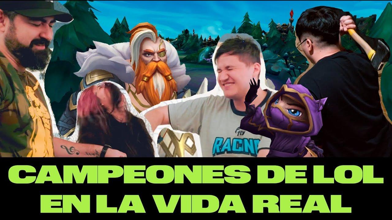 Movistar R7: Campeones de LOL en la vida real | #LLA #leagueoflegends thumbnail