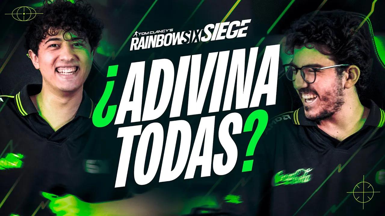 ¿PODRAN LOS PROFESIONALES ADIVINAR EL SONIDO DE ESTAS ARMAS? | SIX KARMA RAINBOW SIX SIEGE thumbnail