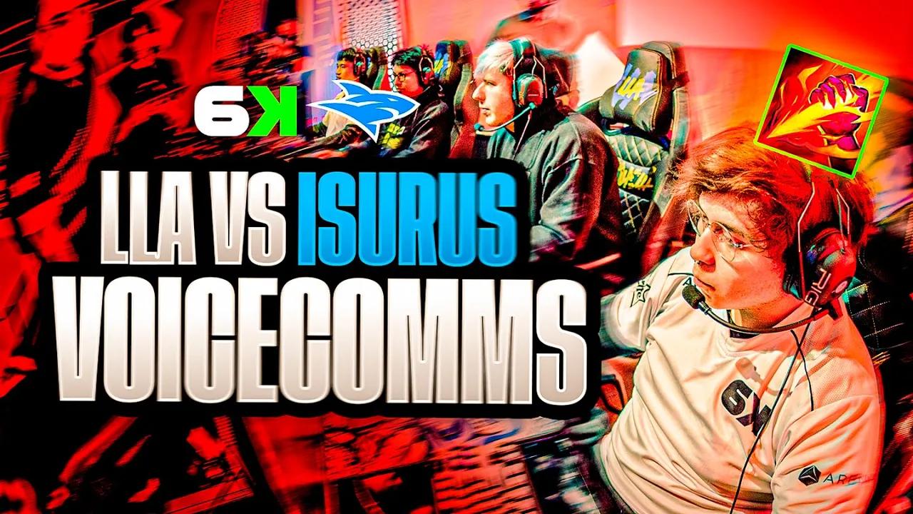 VOICE COMMS // Six Karma vs Isurus #LLA #legueoflegend #laolaverde thumbnail