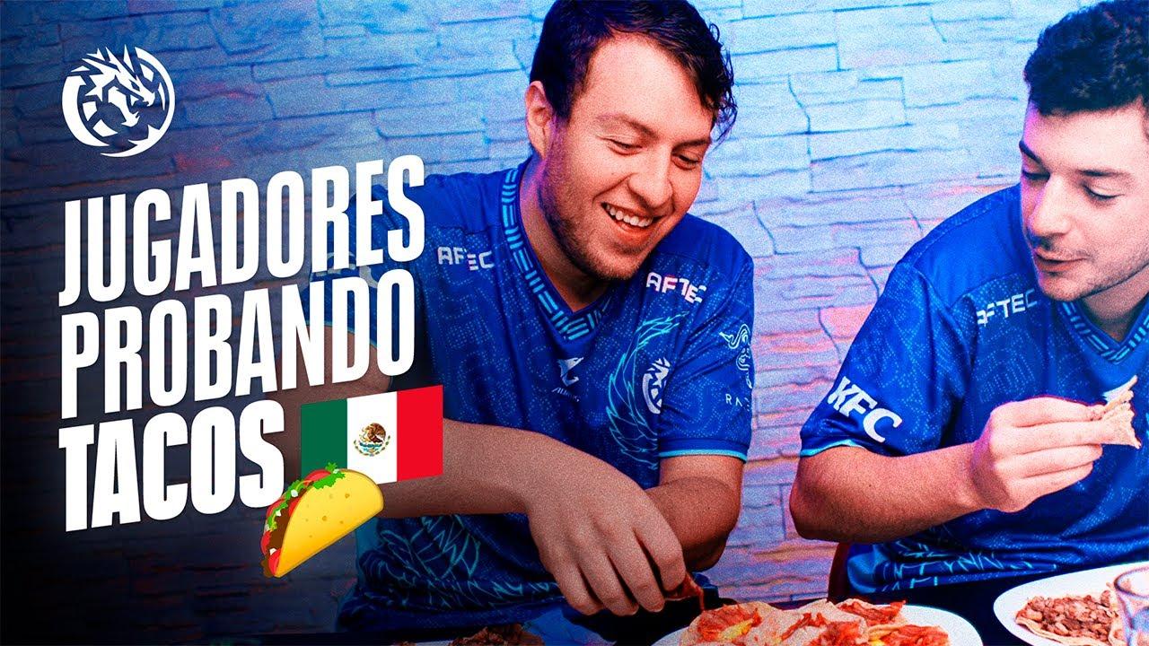 NUESTROS JUGADORES DE #LLA PRUEBAN TACOS MEXICANOS thumbnail