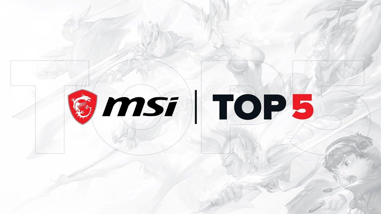 MSI Top 5 - August 6 thumbnail