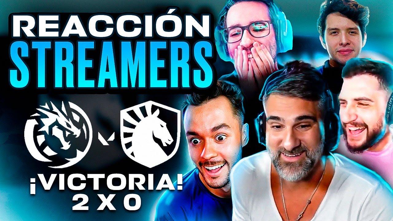 REACCIONES CO-STREAMERS VICTORIA LEVIATÁN VS TEAM LIQUID - VALORANT CHAMPIONS 2022 thumbnail