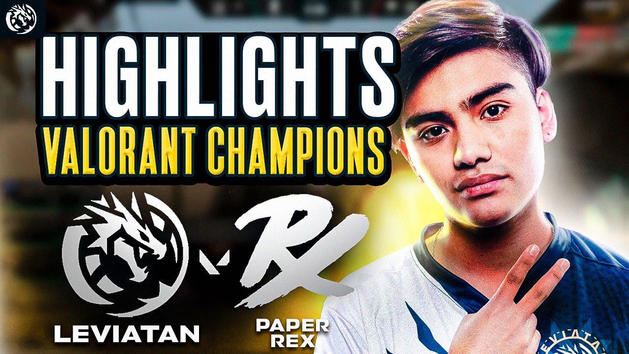 HIGHLIGHTS LEVIATÁN VS PAPER REX - VALORANT CHAMPIONS 2022 - ¡CLASIFICAMOS A PLAYOFFS! thumbnail