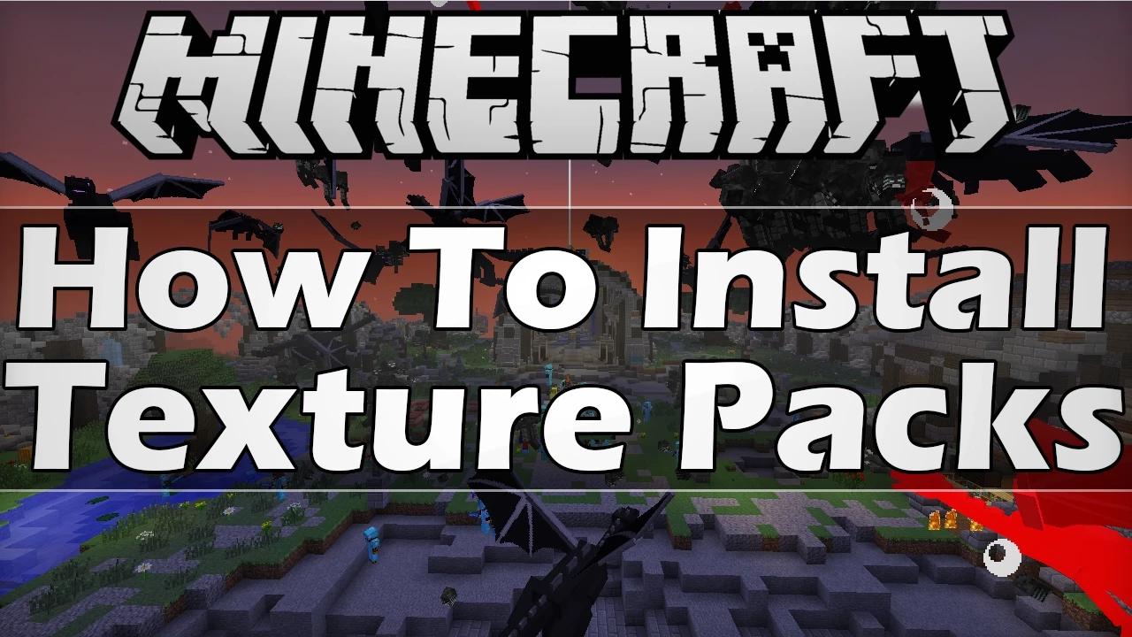 How To Install And Edit Texture/Resource Packs [Minecraft] thumbnail