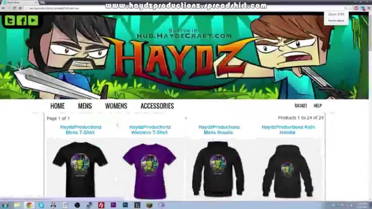 Minecraft T-Shirts/Hoodies! Check Them Out Guys! thumbnail