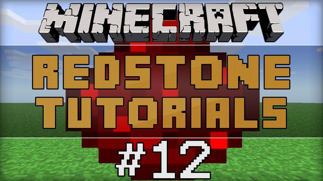 Redstone Tutorials E12: Hidden Entrance! (flush) thumbnail