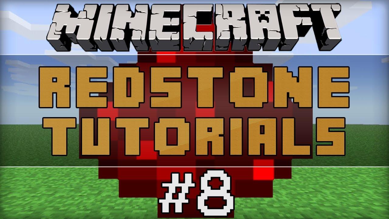 Redstone Tutorials E08: Hidden Crafting Tables! Plus Auto First Person Hole! thumbnail