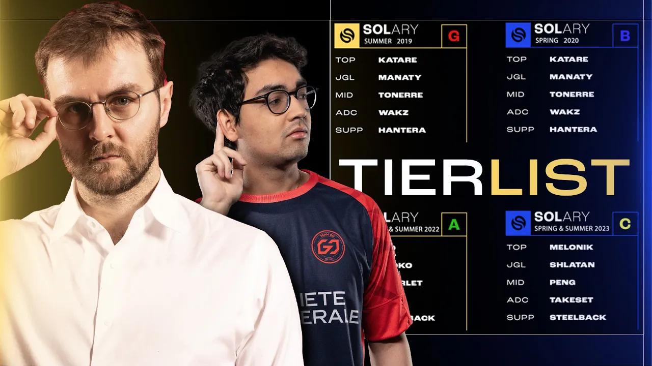 TIER LIST OFFICIELLE DES ROSTERS SOLARY 🚨 thumbnail