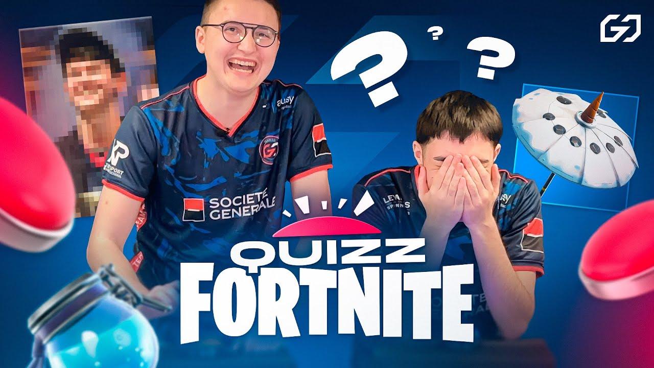 QUI CONNAIT LE MIEUX FORTNITE ? | QUIZ avec Kyzen et Voxe | Fortnite 2023 thumbnail