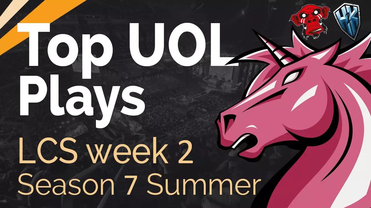 Top UOL Plays | LCS Week 2 UOL vs MM & H2K - Summer Split | Season 7 thumbnail