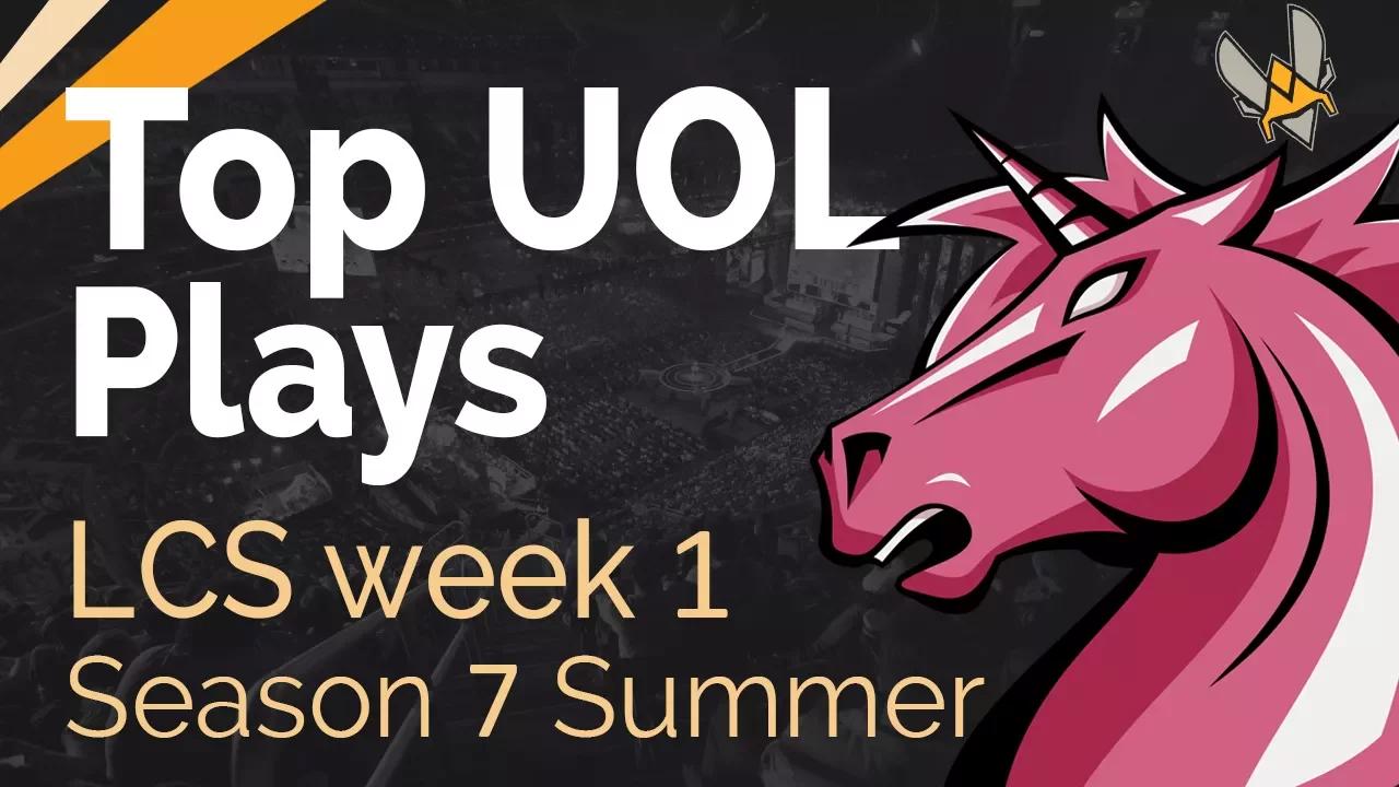 Top UOL Plays | LCS Week 1 UOL vs VIT - Summer Split | Season 7 thumbnail