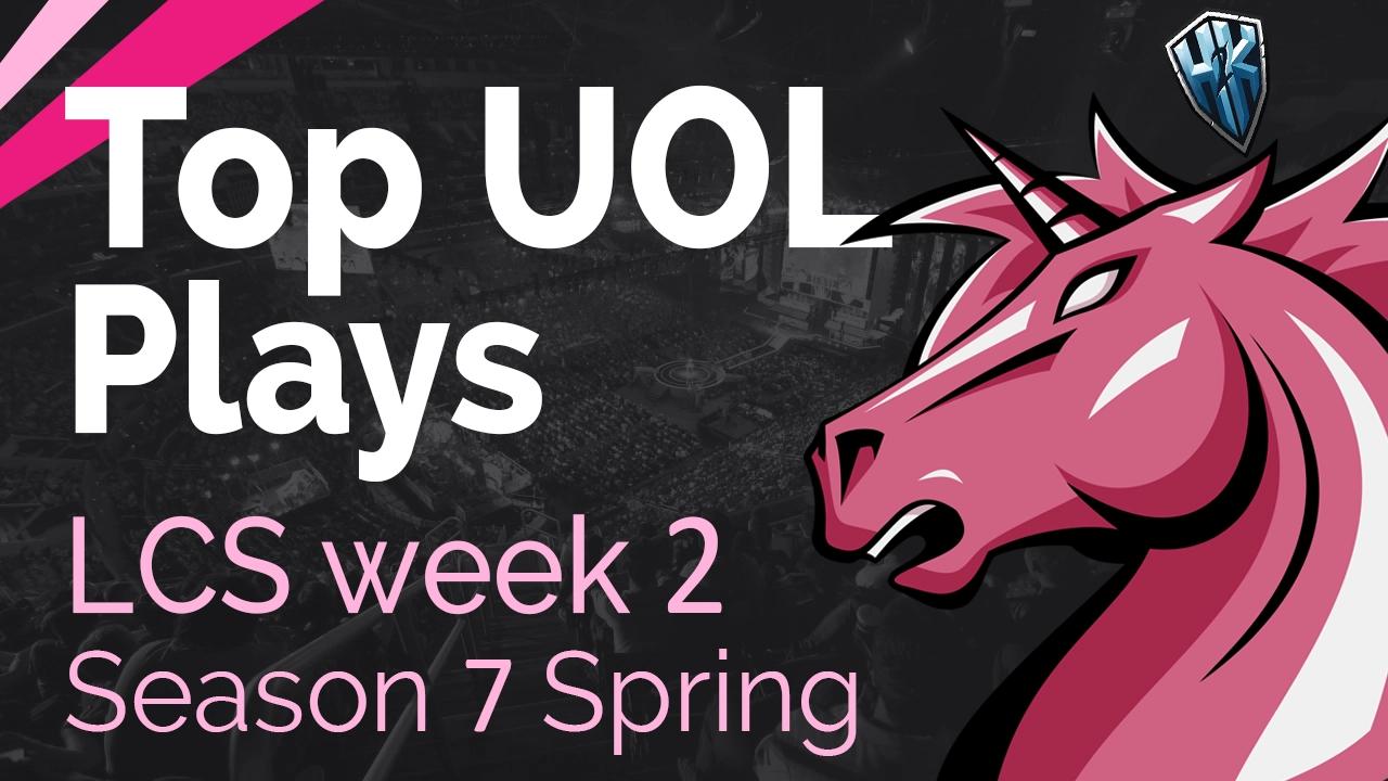 Top UOL Plays | LCS Week 2 UOL vs H2K - Spring Split | Season 7 thumbnail