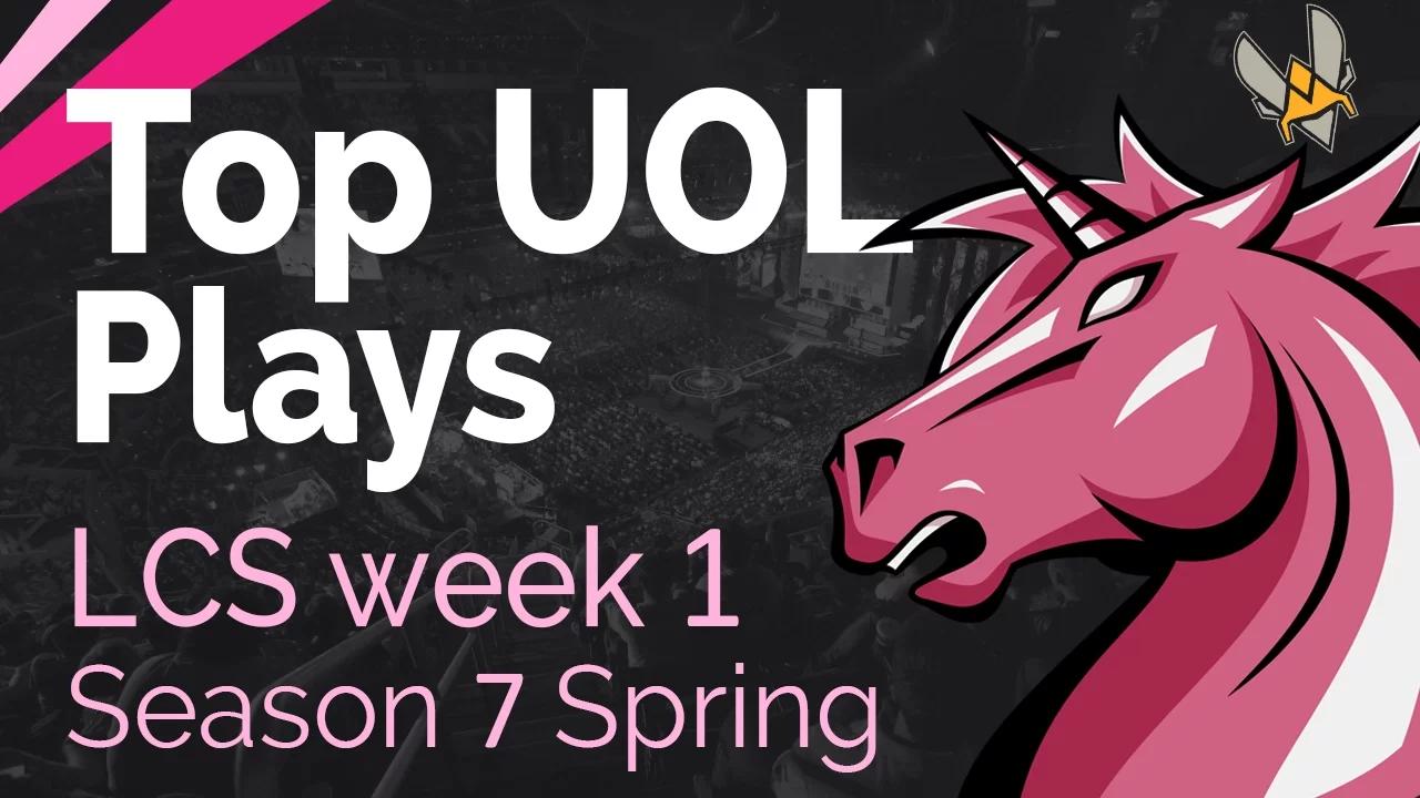 Top UOL Plays | LCS Week 1 UOL vs VIT - Spring Split | Season 7 thumbnail