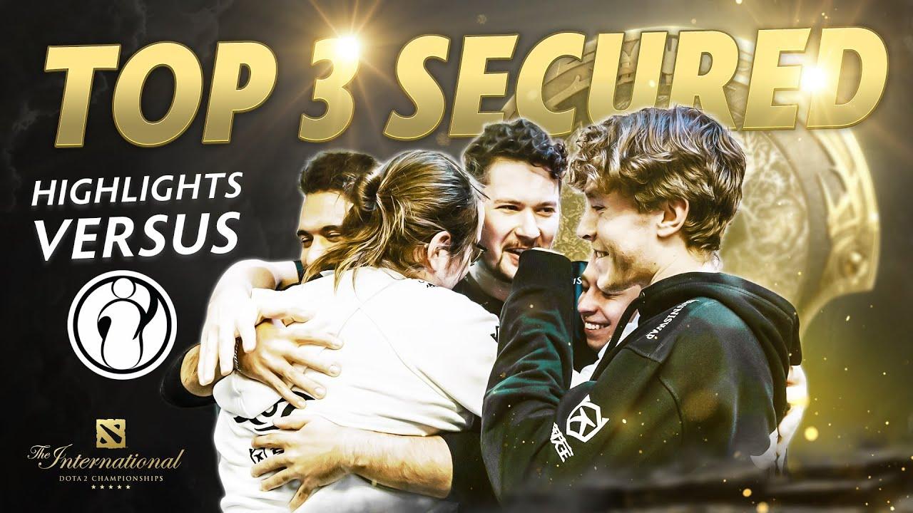 TOP 3 SECURED!!! - TI10 Highlights vs IG thumbnail