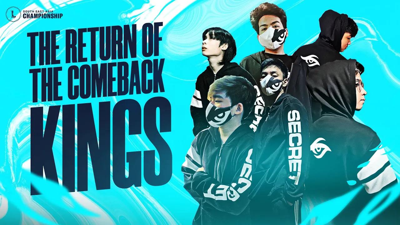 THE RETURN OF THE COMEBACK KINGS! 👑 | Secret Wild Rift SEA Championship Highlights thumbnail