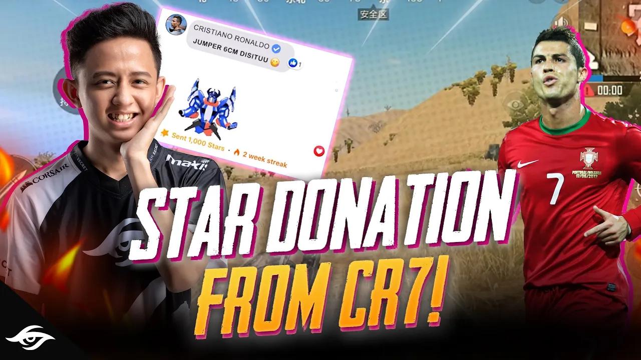 GILA AH! JUMPER RECEIVES STAR DONATION FROM CR7?! | PUBG Mobile thumbnail