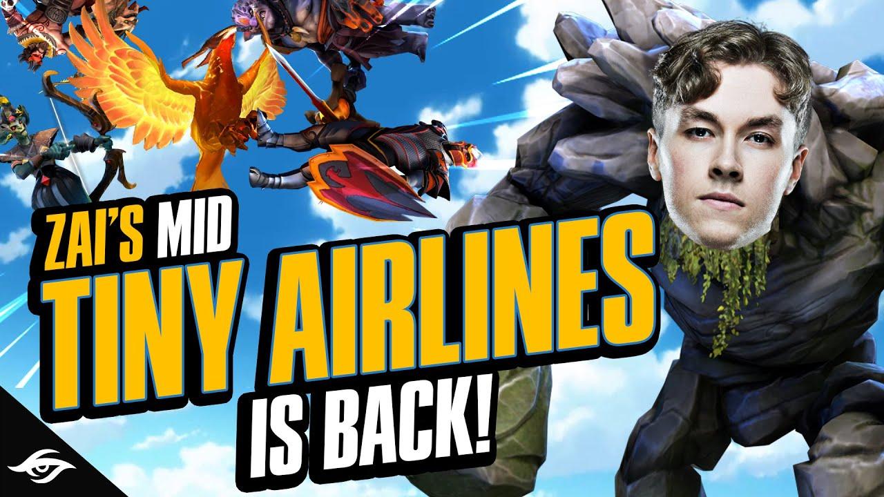 Zai MID TINY Airlines is BACK! | Dota 2 thumbnail