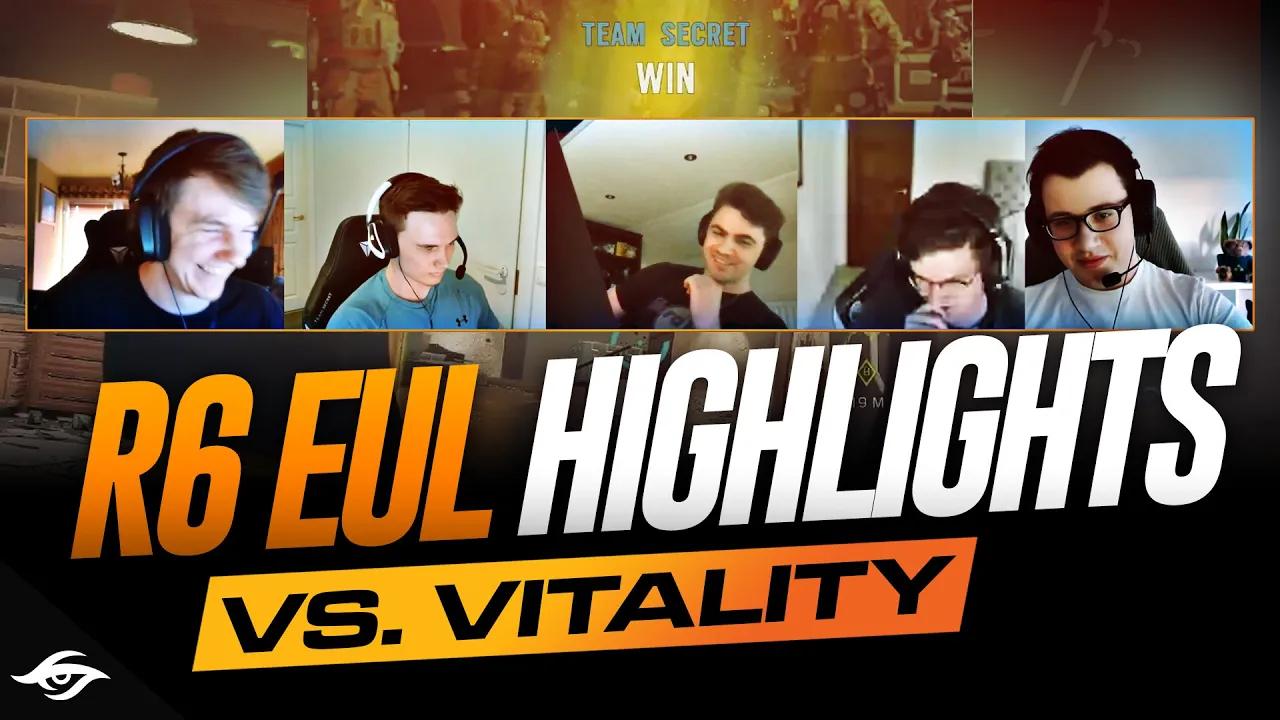 DENYING VITALITY FROM THE MAJOR | Secret R6 EUL Highlights thumbnail