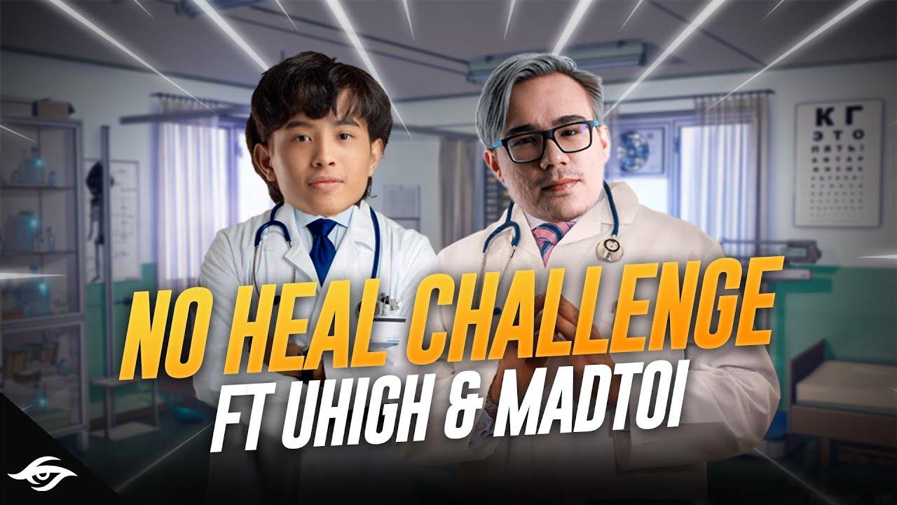 NO HEAL CHALLENGE Feat. uHigh & Madtoi | PUBG Mobile thumbnail