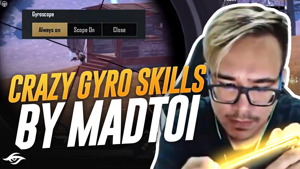 What Happens When Madtoi's GYROSCOPE IS ALWAYS ON? | PUBG Mobile thumbnail