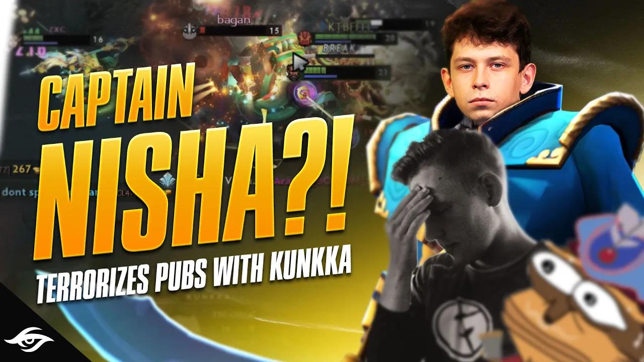 WILL THE MAJOR ALSO BE THIS EASY?! // Nisha Kunkka ALL KILLS & ASSISTS vs Cr1t | Secret DotA thumbnail