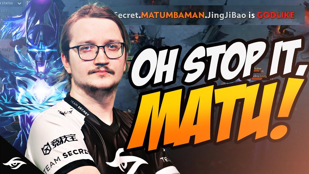 MATU'S PHANTOM ASSASIN DOESN'T GIVE A F*CK // Secret DotA DPC Highlights vs Tundra thumbnail