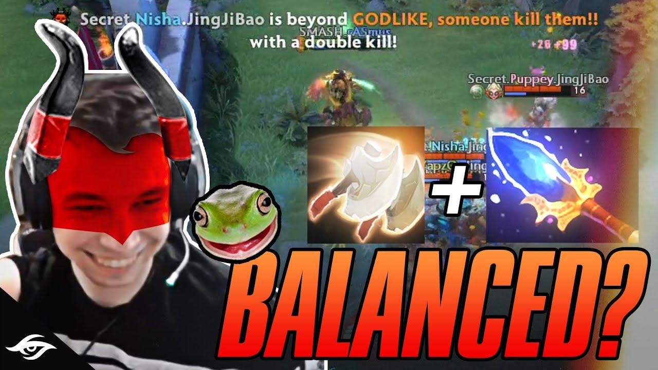 Did Nisha find THE MOST BROKEN THING in the new patch? // Secret DotA DPC Highlights vs Hellbears thumbnail