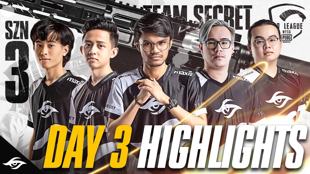 SUPER WEEKEND SECURED!! // TEAM SECRET MY PMPL MY/SG S3 | PUBG Mobile thumbnail