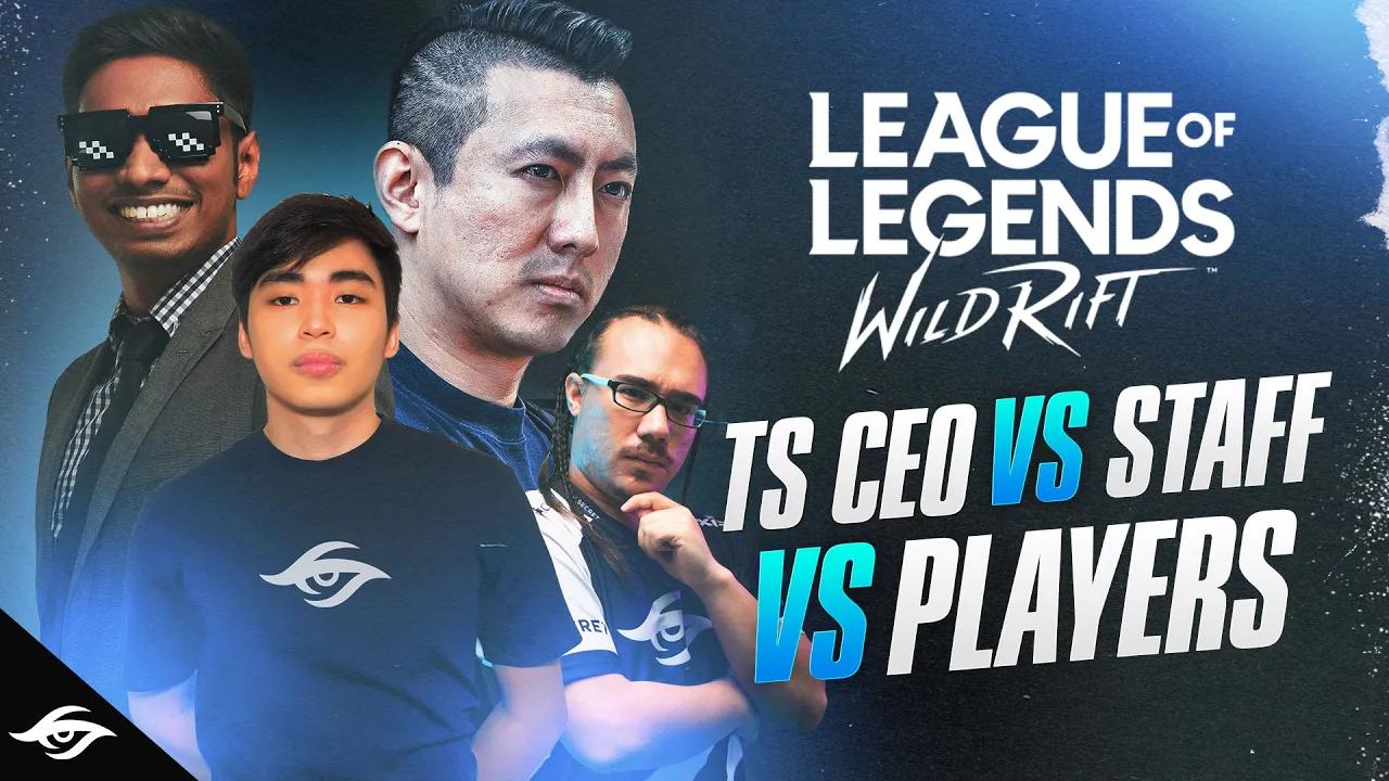 Pro Mobile Players VS Staff VS CEO Feat. Chewy | Wild Rift thumbnail