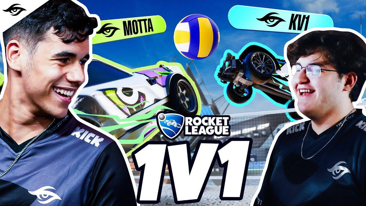 Rocket League Pros Face Off but VOLLEYBALL? thumbnail