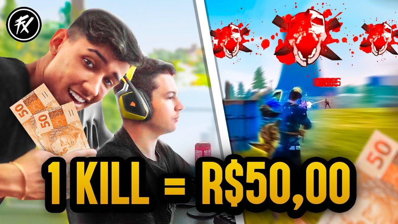 BAK DESAFIOU O TWO9! A CADA KILL ELE GANHA R$50,00 thumbnail