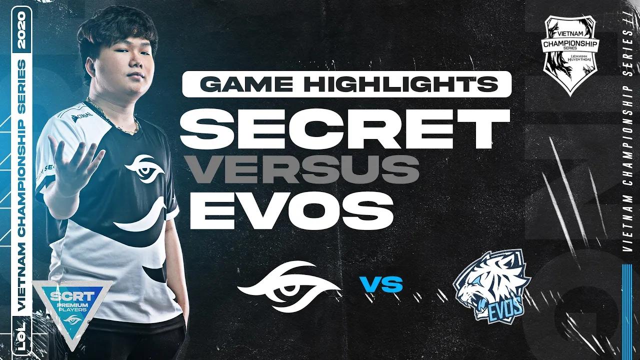 Team Secret vs EVOS Esports HIGHLIGHTS // VCS 2020 Summer WEEK 1 | League of Legends thumbnail