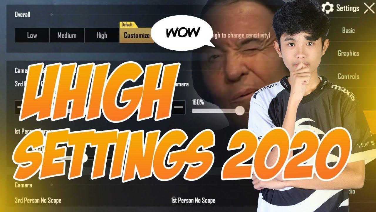 Secret uHigh PUBGM SETTINGS 2020 thumbnail