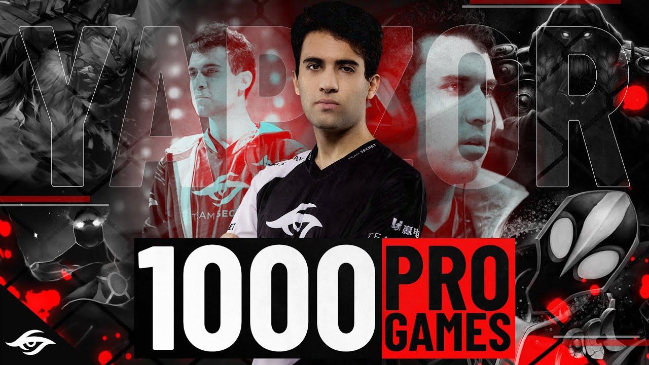 Yapzor Hits 1000 PRO GAMES! | Dota 2 thumbnail