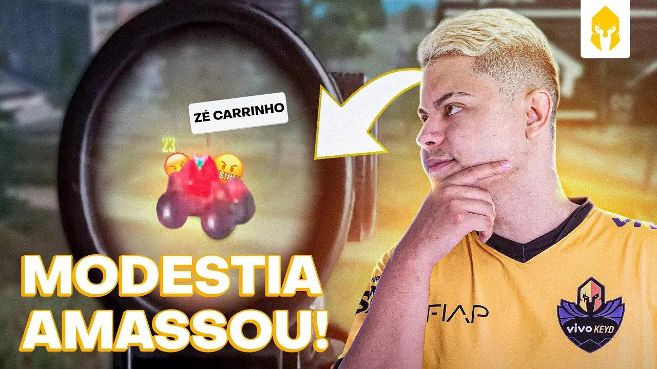 MODÉSTIA DEU CAPA NO ZÉ CARRINHO NO FREE FIRE? | VIVO KEYD STREAM HIGHLIGHTS #68 thumbnail