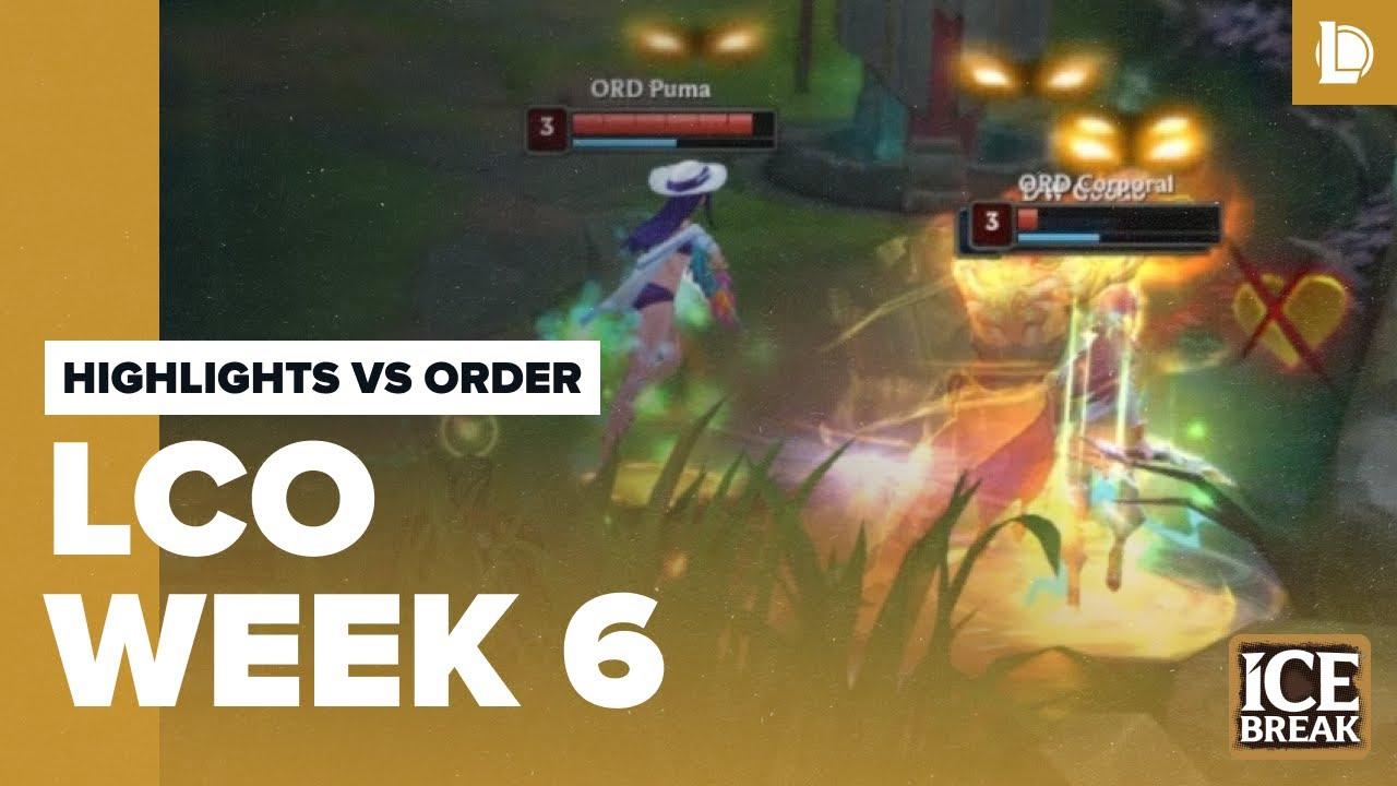 SUPER WEEK, SUPER HIGHLIGHTS | LCO Highlights vs Order | Dire Wolves League of Legends thumbnail