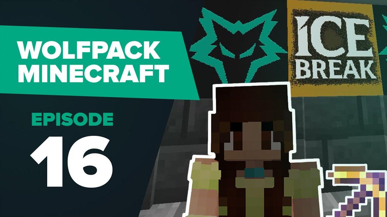 Wolfpack Minecraft EP16 | ICEBREAK Spleef Arena with NatT3a thumbnail