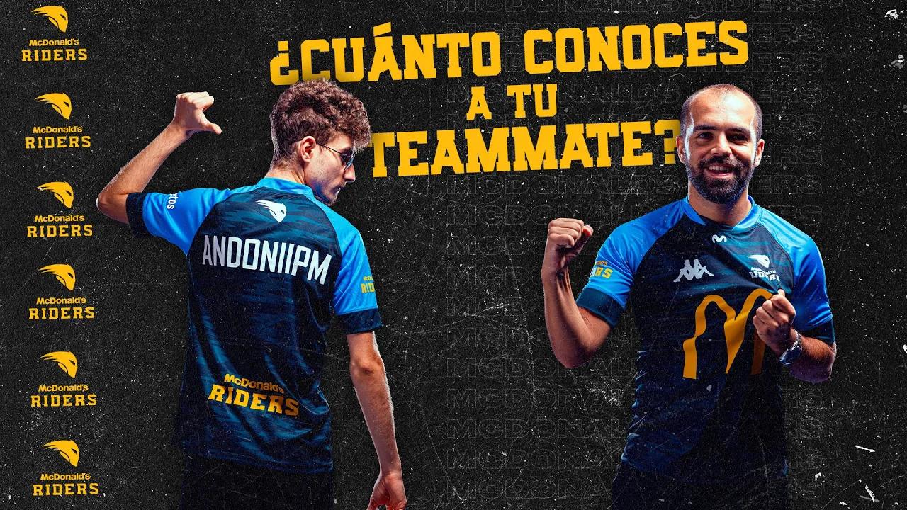 McDonald's Riders | Andoni y Tuga: ¿Cuánto conoces a tu teammate? thumbnail