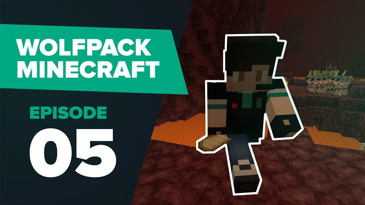 Wolfpack Minecraft: Episode 5 - UDYSOF Goes deeper into the NETHER! thumbnail