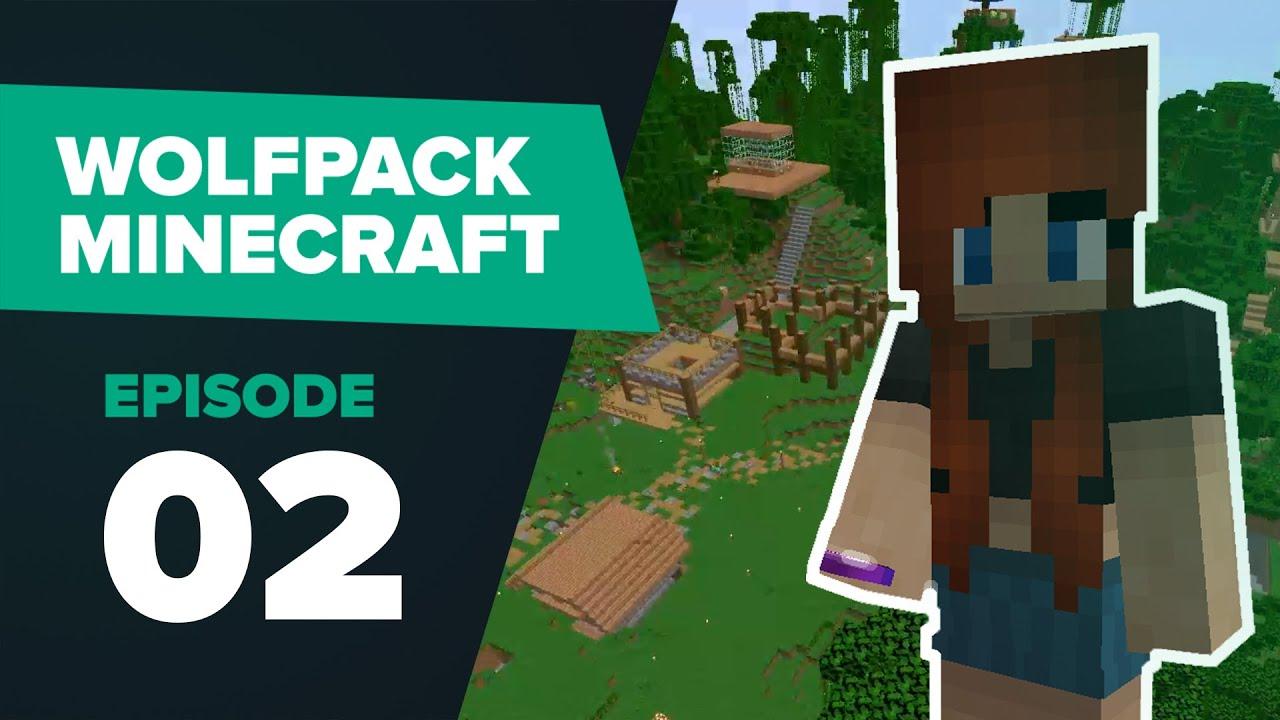 Wolfpack Minecraft: Episode 2 - Meowsparky's new home! thumbnail