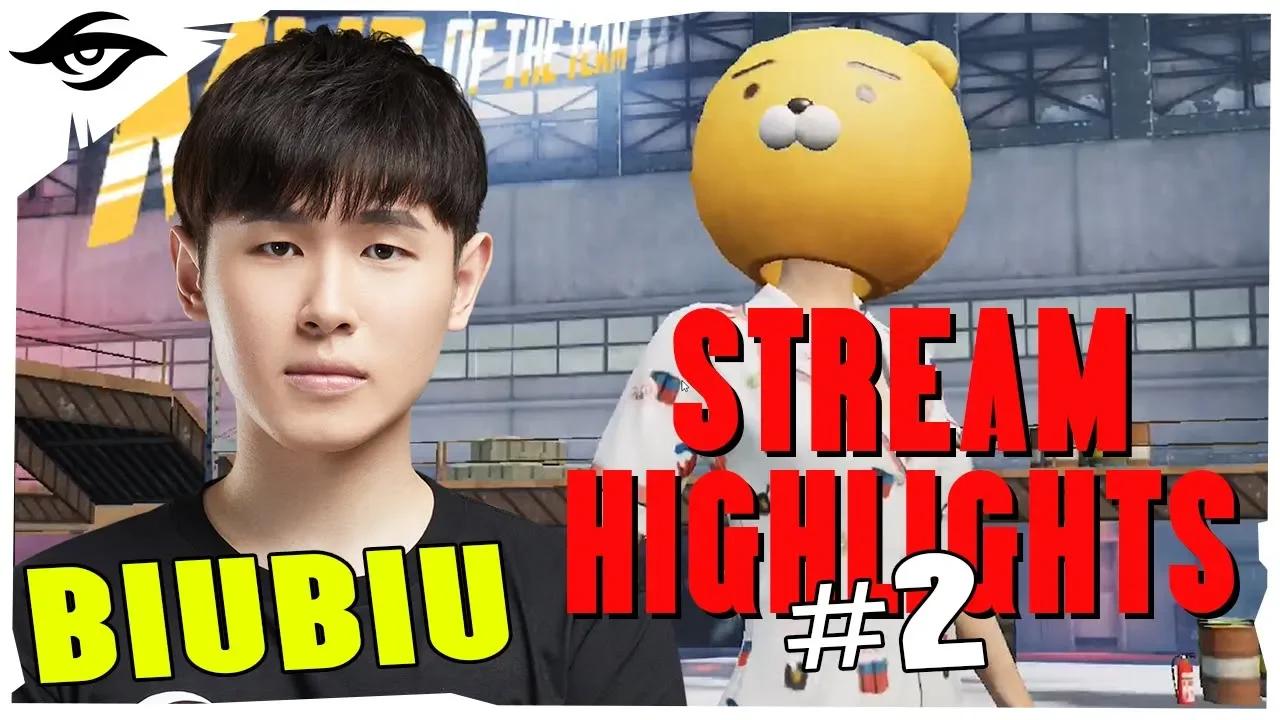 Carrying my friends // Secret BiuBiu stream highlights #2 | PUBGM thumbnail