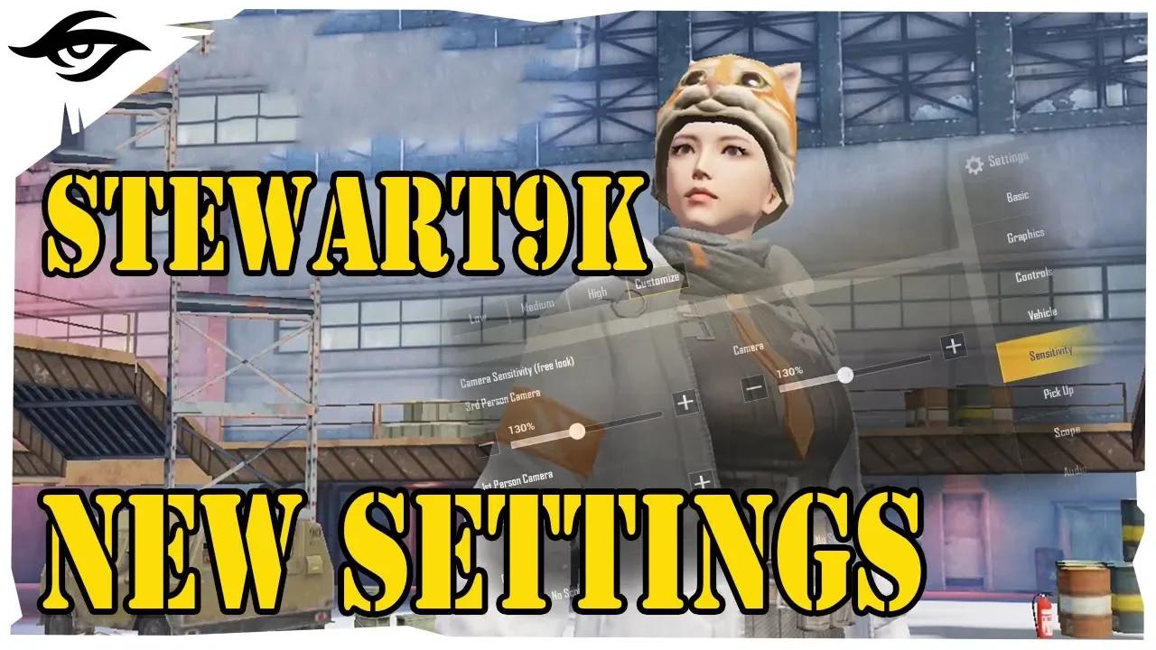 Secret Stewart9k Settings | PUBGM thumbnail