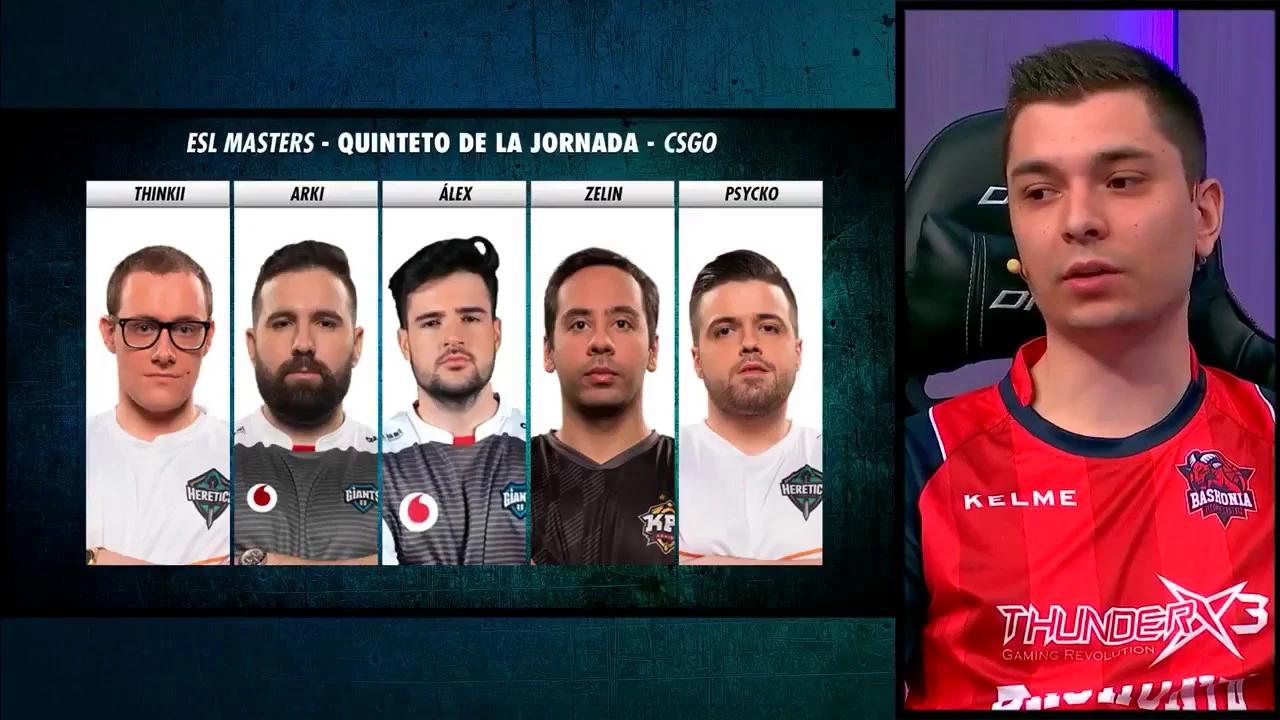 QUINTETO DE LA SEMANA Y MVP ESL MASTERS CSGO, JORNADA 9 - ZONA ESPORTS thumbnail